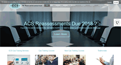 Desktop Screenshot of ecsgastrainingltd.com